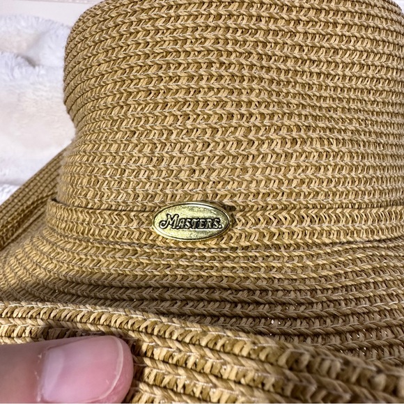 Masters Braided Straw Sun Hat in Tan main image 6